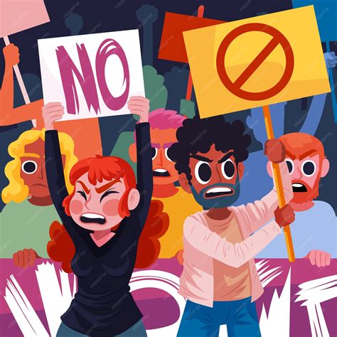 Premium Vector | Hand drawn activism illustration