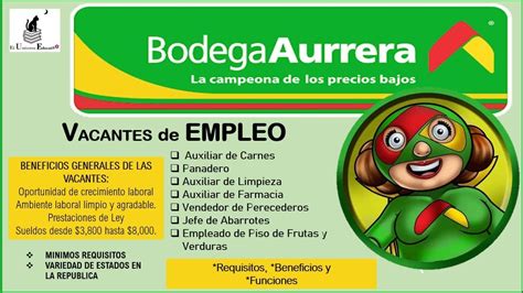 Bodega Aurrera Bolsa De Trabajo Vacantes Y Empleo