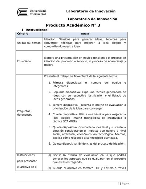 PA 03 ajustado dwqdssa Producto Académico N 3 1 Instrucciones