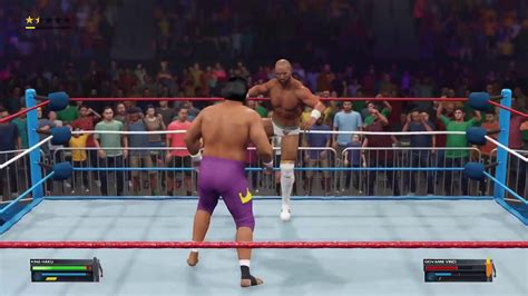 Ps5 4k 60 Wwe 2k23 King Haku Vs Giovanni Vinci Singles Match Youtube