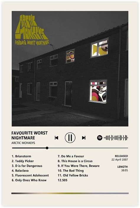 Arctic Monkeys Favourite Worst Nightmare Album Cover