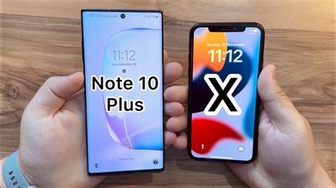 Samsung Galaxy Note 10 Plus Vs Iphone X In 2022 Youtube