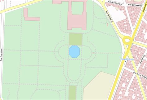 Jardin Du Luxembourg Stadtplan Mit Luftaufnahme Und Hotels Von Paris