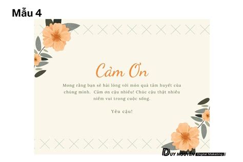 Mẫu thư cảm ơn khách hàng shopee ấn tượng cho shop Duy Nguyễn Giảng