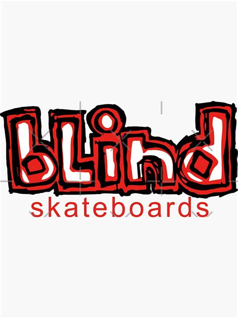 "Blind Skateboards Vintage Skate Classic Logo Mark Gonzales" Sticker ...