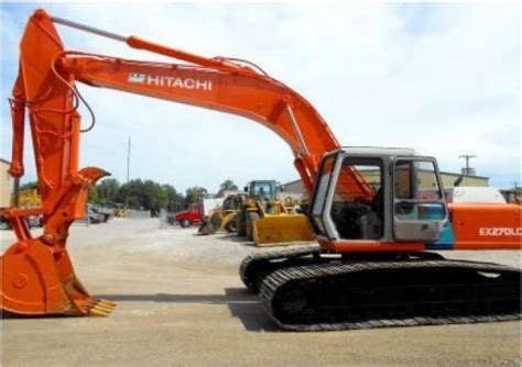 Hitachi Ex270 Excavator Specs 1986 1991 Diggers Lectura Specs