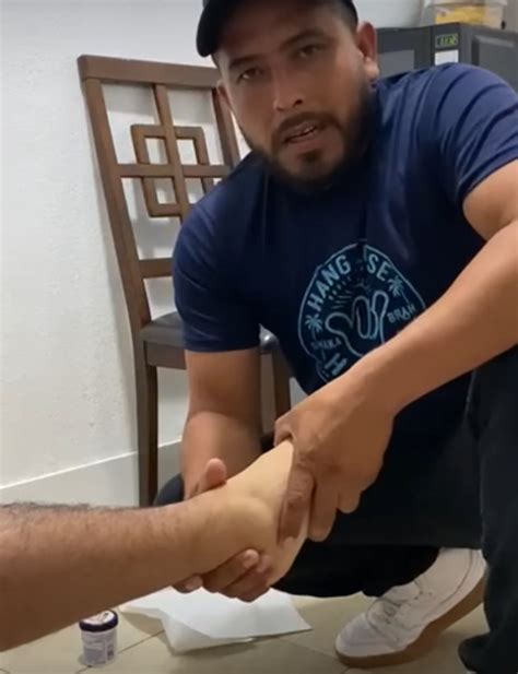 Sprained Ankle Doing Some PT On A Torqued Ankle Benjamin