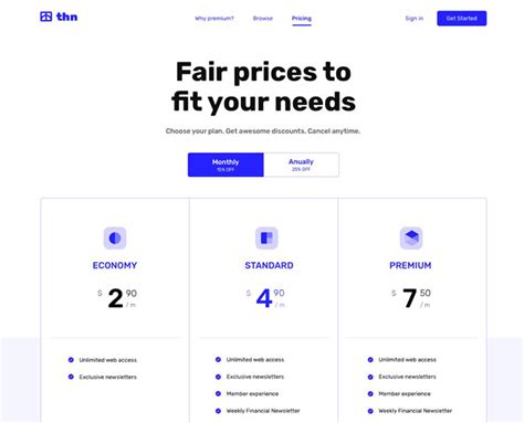 Awesome Pricing Table Examples (39 Designs)