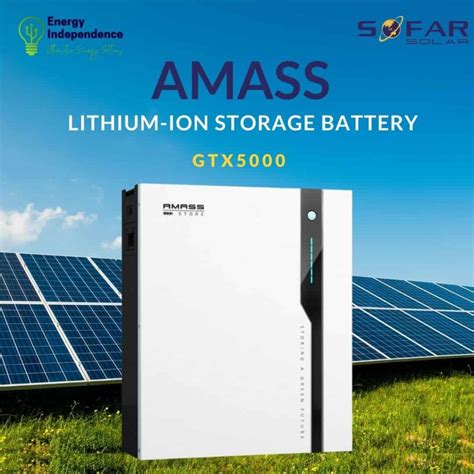 Storage Battery Sofar 5 12kWh GTX 5000 Efficient Home Solutions