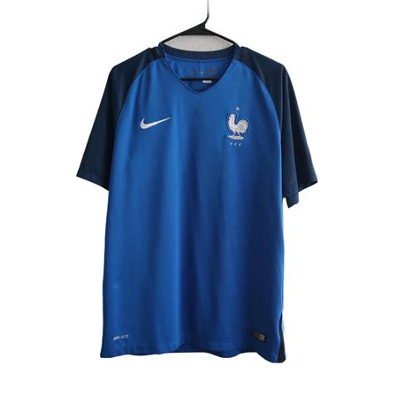 2016 Nike France National Team Home Jersey - Gem