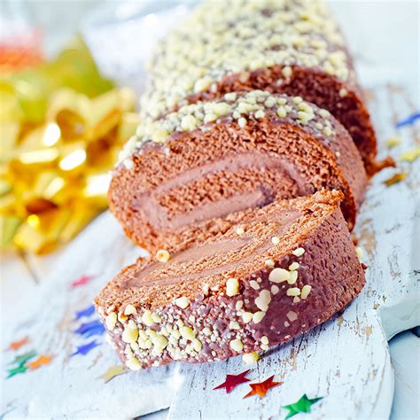 Recette Bûche de Noël au chocolat et au speculoos