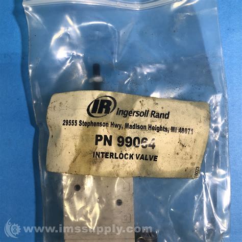 Ingersoll Rand 99064 Interlock Valve Ims Supply