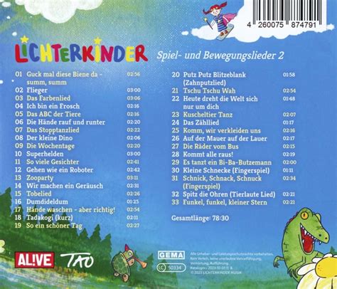 Lichterkinder Spiel Und Bewegungslieder Cd Jpc