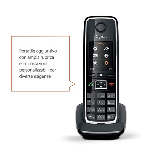 Doppio Cordless Siemens Gigaset C530A Duo Nero Con Funzione Segreteria