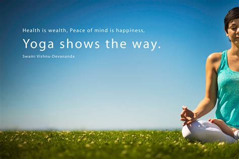 Health Is Wealth Peace Of Mind Is Happiness Yoga Show The Way