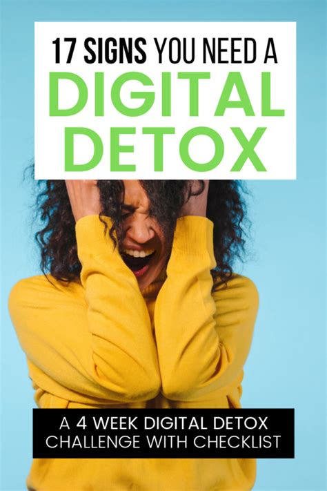 Digital Detox Challenge: 4 Weeks of Effective Tasks (Free Checklist ...