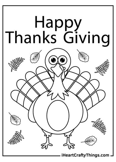 40 Thanksgiving Coloring Pages Printable Free Pdf For Kids