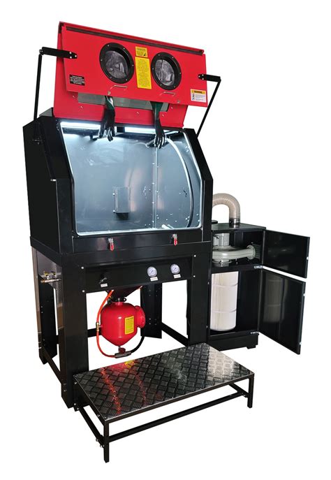 Redline Repp70 Clamshell Pressure Pot Abrasive Blast Cabinet Free