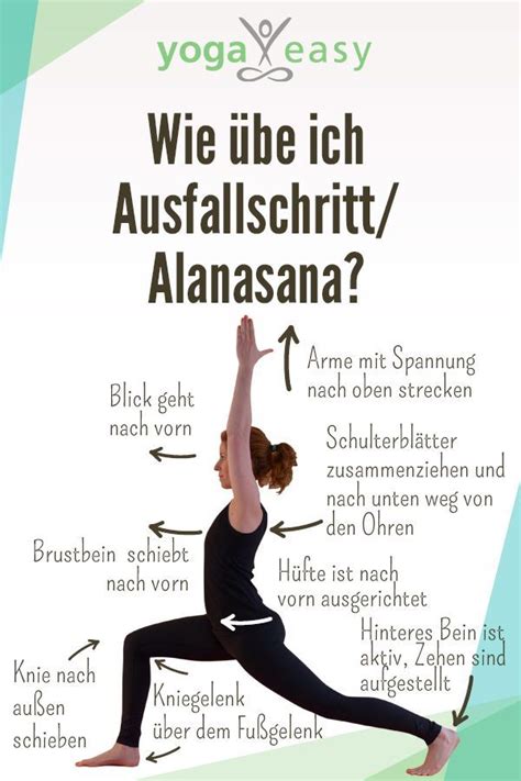 Anleitung Für Die Yoga Übung Alanasana Ausfallschritt Oder Auch High