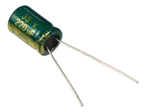 Capacitor Eletrolítico 220uf 35v 8x125mm Af Eletrônica