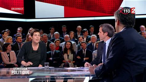 Christine Angot Face Fran Ois Fillon L Emission Politique France