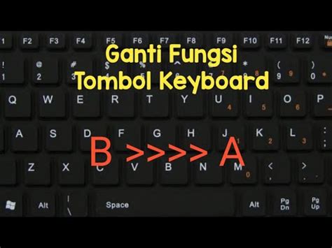 Cara Mengganti Fungsi Tombol Keyboard Menjadi Huruf Yang Lain Dengan