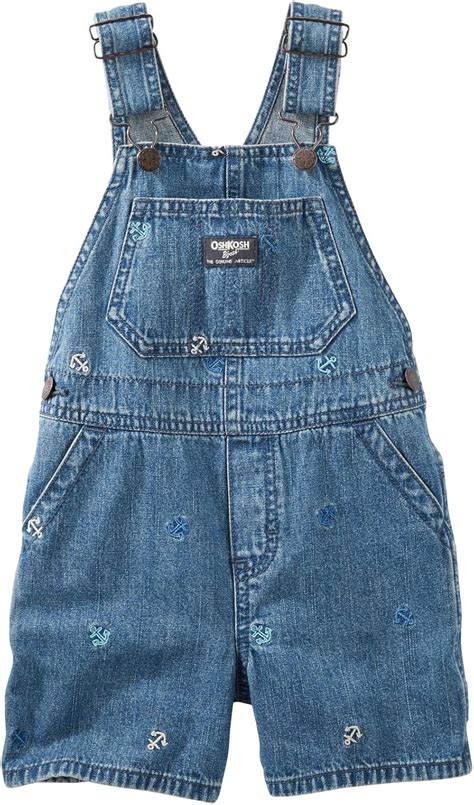 Oshkosh Bgosh Kinder Jungen Jeans Denim Overall Kurze Sommer Latzhose