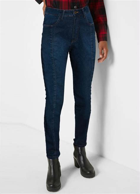 Cal A Skinny Jeans Escuro Bonprix