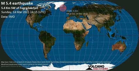 Strong M5.4 earthquake hits Reykjanes peninsula, Iceland — Earth ...