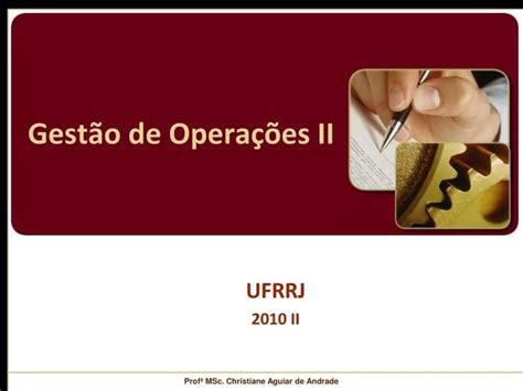 PPT Gestão de Operações II PowerPoint Presentation free download