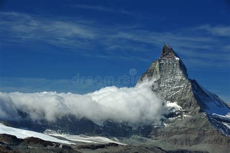 Matterhorn Summit Switzerland Stock Image - Image of peak, winter: 21292245