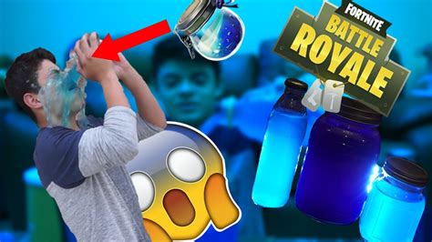 Real Life Fortnite Chug Jug Slurp Juice Shield Potion Insane Results