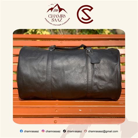 Leather Duffle Bag For Men Black Round Duffle Bag Gym Bag Travel Bag