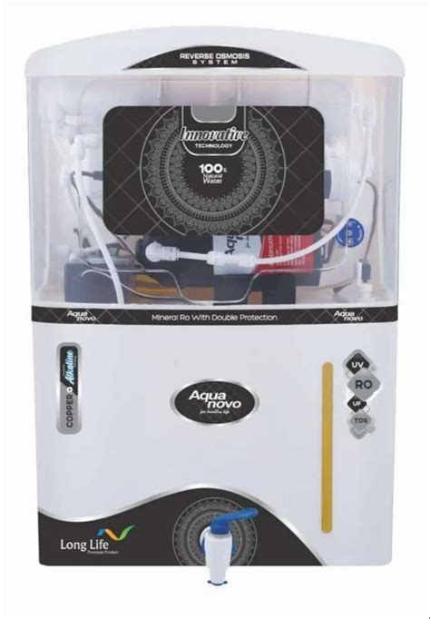 Aqua Novo Copper Alkaline Water Purifier Capacity 12 L Ro Uv Uf
