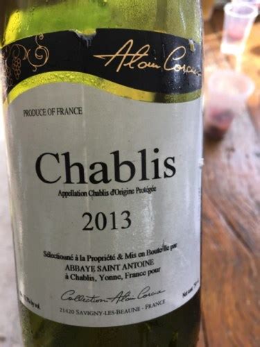 Collection Alain Corcia Chablis Blanc Vivino US