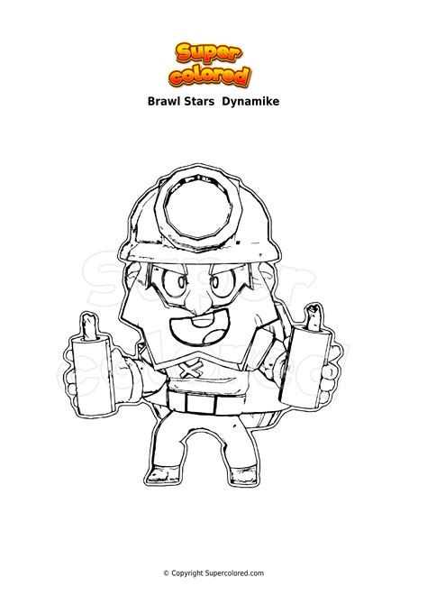 Brawl Stars Da Colorare Dinamike