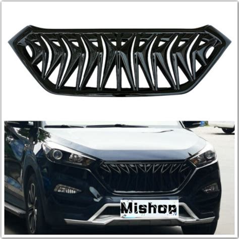 Matte Black Honeycomb Grilles For Hyundai Tucson Grill 2016 2017 2018