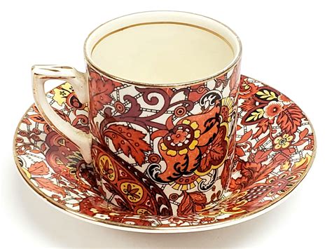 A Classy Alfred Meakin Demitasse Cup And Saucer Made In England This