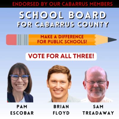 Cabarrus County School Board: Our member endorsements - Welcome to Down ...