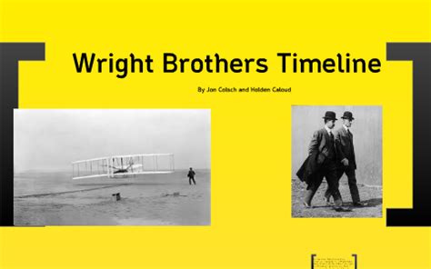 Wright Brothers Timeline by hj cc on Prezi