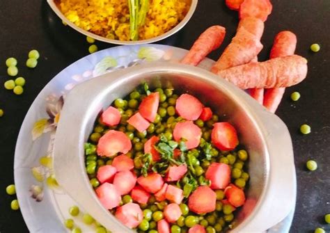 Gajar Matar Ki Sabji Carrot Peas Ki Sabji Recipe By Jyoti Prakash