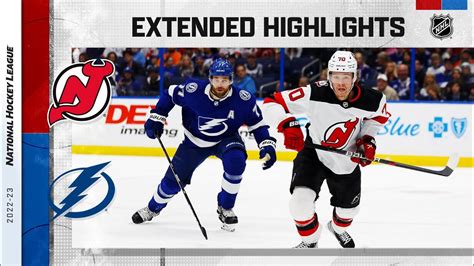 New Jersey Devils Vs Tampa Bay Lightning Mar 19 2023 HIGHLIGHTS YouTube