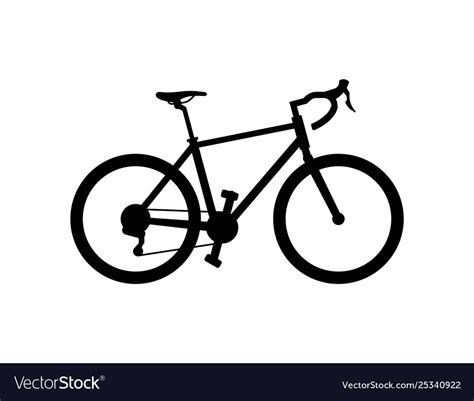 Road Bike Royalty Free Vector Image Vectorstock