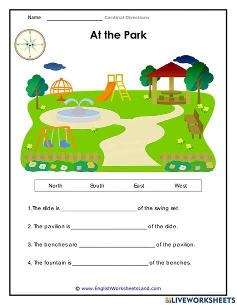 Cardinal Directions Worksheet Online Exercise For Live Worksheets