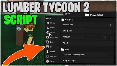 THE HUNT Roblox Lumber Tycoon 2 Script Auto Farm Dupe WalkSpeed