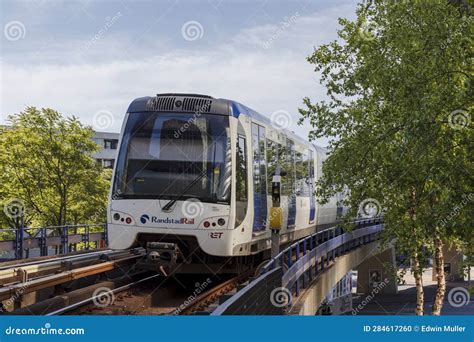 Rotterdam, the Netherlands - 2022-06-03: Rotterdam Randstadrail Metro ...