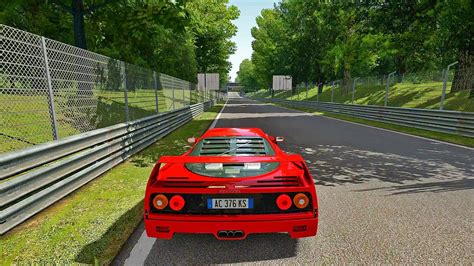 Ferrari F40 Gameplay Monza Eni Circuit [1080p 60fps] Assetto Corsa Youtube