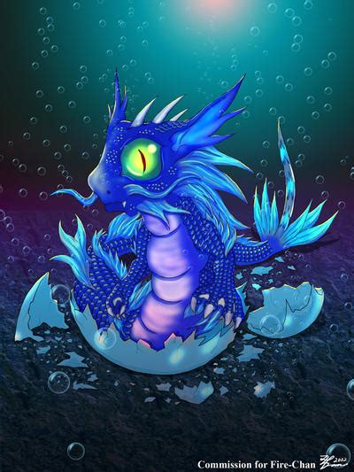 COM : Baby Water Dragon by whiteguardian on DeviantArt