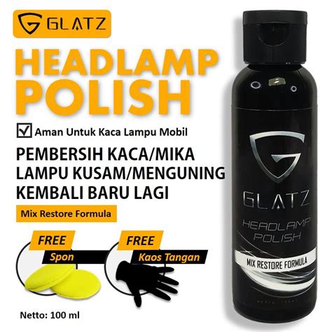 Jual Pembersih Lampu Mobil Original Glatz Headlamp Polish Shopee