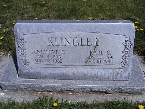 Cara Genevieve Cardon Klingler M Morial Find A Grave